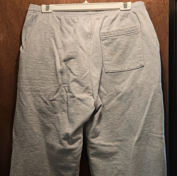 LOM Clothing "Loyalty over money" fleeced lined gray joggers sz2X 34"x32" - Picture 6 of 9